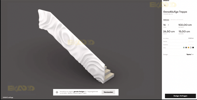 printed plastic railings